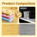 6 Pack Reusable Silicone Snack Containers with Lids, Double Compartment Snackle Containers, Salad Sauce Seasoning Container, Small Mini Kids Food Snack Boxs for Travel, Office, Picnic