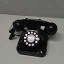 Retro Landline Home Phone, TelPal Corded Old Fashion Desk Phone, Basic Black Decorative Analog Telephone Set, Senior Phone for Home/Office/Hotel
