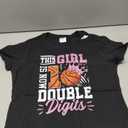 This Girl Now 10 Double Digits Basketball 10 Year Birthday T-Shirt, Size S
