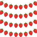 Lewtemi 4 Packs Strawberry Garland Decoration, Strawberry Party Supplies for Berry First Birthday, Baby Shower, Summer Picnic, Fruit Theme Party, Hanging Banner for Wall, Table, Photo Booth(Red)