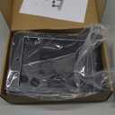 On Wall Mount Bracket for iPad 9.7"(6th,5th,Gen.), 9.7" Air1& 2, 9.7" Pro, Excluding iPad 9.7"(1th,2th,3th,4th,Gen.),Anti Theft Lock, Rotate Design Arbitrary,Multi Angle, Metal,(Black)