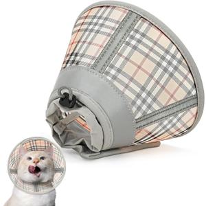 Cat Cone Collar Soft, Cat Recovery Collar for Large Medium Small Cats Kittens, Cat Cone Alternative After Surgery