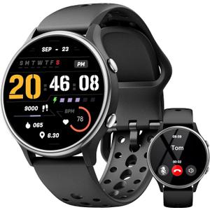 ICOMTOFIT Smart Watches for Women, Fitness Tracker with Heart Rate & SpO2 Monitor, IP67 Waterproof Activity Tracker for Men & Women, Smart Watch for iPhone & Android