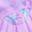 Girls Gymnastics Leotards with Skirt Ballet Tutu Dance Dress Toddler Kid Flutter Sleeve Mermaid Gymnastic Dancewear 2-11Y (6-7 Years)