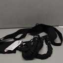 Pull Up Assistance Bands 50-350lbs, Heavy Duty Pull Up Workout Band with Feet Rest, Resistance Band for Pull Up Bar Bands, Pull Up Assist Band Strength Training Workout Equipment, Height Adjustable (Black)