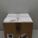 Ceramic Flower Vase Home Decor, 7.4 in Farmhouse Table Vase Retro Vintage Living Room Kitchen Bedroom Decoration Pottery Decorative Vases for Flowers House Shelf Office Desk Dining Entryway, Black