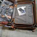 Luggage Sets 5 Piece Suitcases with Wheels, Suitcase Set ABS Hard Case Luggage with TSA Lock Spinner Wheels Durable Travel Luggage (5-Piece Set(20"/24"/28")) (Black)