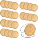 25Pcs 40mm Blank Challenge Coin Engraving Blanks Coins Threaded Edged with Acrylic Protection Box Hand Personalized DIY Craft Coin for DIY Crafts Birthday Travel Commemorative Collection, Gold