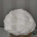 NEWCOSPLAY Faux Fur Twin Blanket Ivory Bubble Blanket Thick Warm Soft for Couch Sofa Bed 550GSM (Ivory, Twin(60"x80"))