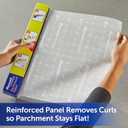 Reynolds Kitchens Stay Flat Parchment Paper Roll, Non Curling Baking Parchment Paper for Baking and Cooking, Oven Safe up to 425 Degrees, 36 Feet x 15 Inches, 45 Total Sq. Ft.