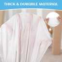 120 Count Self-Cleaning Cat Litter Box Liners Bag Compatible with Meowant MW-SC01/MW-SC02/MW-LR01, Heavy Duty Thick Drawstring Replacement Cat Litter Bags Self Cleaning Litter Box Bags 22  13"