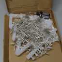 Christmas Star Decoration Lights, Outdoor String Lights, 320 LED 16.4Ft Christmas Tree Toppers String Lights [8 Modes& Waterproof] for New Year, Holiday. Birthday (White)