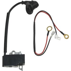 4238 400 1301 Ignition Coil Module Magneto with Wire fits Stihl TS410, TS420 Concrete Cut-Off Saw Replaces 4238 400 1307, 42384001301, 42384001307