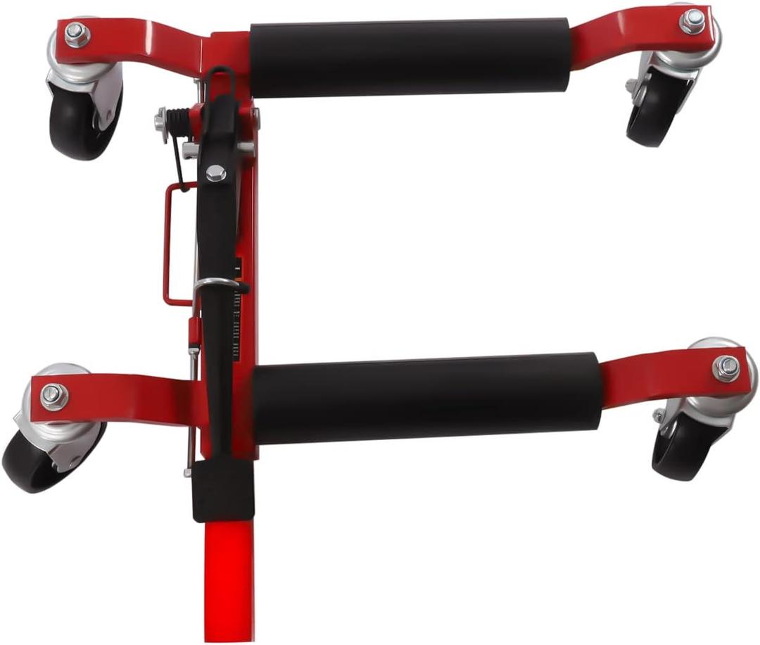Car Wheel Dolly Set of 4, Heavy-Duty Steel Car Moving Dolly with Upgraded Locking Casters, 1500 LBS Load Capacity, 360° Swivel Wheel Dollies for Garage Storage, Vehicle Positioning & Maintenance