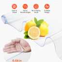 VEVOR Clear PVC Strip Curtain, 84 in Height x 38 in Width x 0.08 in Thickness, 6 PCS Walk in Freezer Cooler Curtain Strips, Thermal Insulating Plastic Door Strips for Warehouse, Freezer, Garage Doors