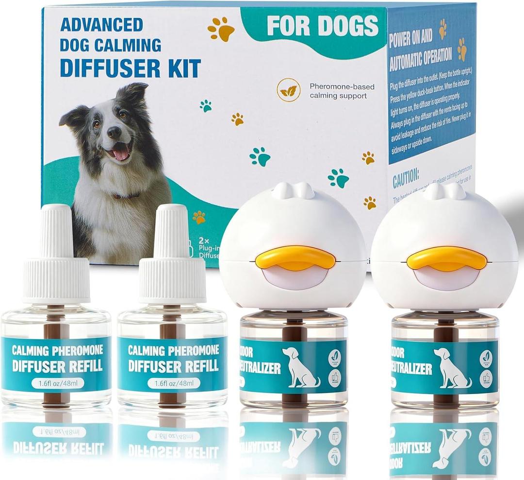 Ultrasonic Mouse Repellent or Dog Calming Diffuser Kit