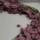 Giegxin 8 Pcs Artificial Burgundy Eucalyptus Stems, 32.7 Inch Christmas Faux Eucalyptus Stems Fake Burgundy Branches Spray Silk Leaves Plants for Vase Home Farmhouse Table Decor