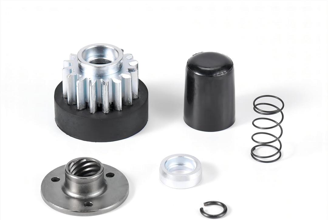 New Starter Drive Gear Kit 16 Tooth CCW Compatible With Tecumseh snow blower motors 37000 3332833329, 33329A,33329B, 33329C, 33329D, 33329E, 33329F,33432, 37052A, 32468, 33605, 33606, 35763, 35765