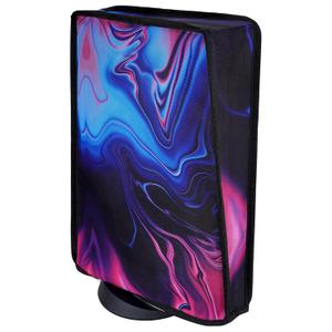 PlayVital Dust Cover for PS5, Dust Protection Case, Splash Waterproof Bag, Protective Cover Case for PS5 Console Digital Edition & Regular Edition (Origin of Chaos)