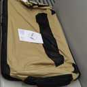 Amazon Basics Portable Folding Soft Dog Crate for Cat, Dog, Rabbit, Double Door with Mesh Ventilation, Collapsible, Easy to Set Up, Large 36" x 24" x 24", Tan