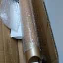 HouseAid 10.2 ft Wood Handrail for Indoor Stairs, Solid Beech Stairs Handrail with Gold Metal Alloy Brackets, Upgraded 1-3/5” Round, Wall Mounted