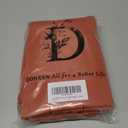 DONREN Short Curtains Burnt Orange Half Window Curtains Privacy Curtain Tiers for Windows, Energy Saving Drapes for Bathroom Shades, Wide 34 x Long 38 inches per Panel,Set of 2