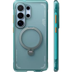 TORRAS Ostand Q3 Air for Samsung Galaxy S26 Ultra Case with 360 Magnetic Stand, Fit for MagSafe, Airbag Cushion, Mil-Grade Drop Tested, Shockproof Phone Case for S26 Ultra 6.9", Glacier Sprint