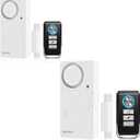 HENDUN Door Alarms When Opened with Remote, Door Bells Chimes, Door Security Sensor (2pack All Batteries Included)