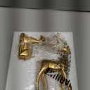 2 Pcs Silver Reindeer Sculpture Set Premium Resin Elk Figurines for Christmas Dcor, Ideal for Living Room, Office, Bedroom, and Shelf Display, Festive Holiday Decoration for Christmas(Golden)