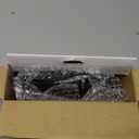 GE Modern Loop Rabbit Ears Indoor TV Antenna, 15 inch Extendable Dipoles, 4K 1080P VHF UHF, Tabletop Antenna, Digital HDTV Antenna, Smart TV Compatible, 4ft Coaxial Cable, Black, 33675