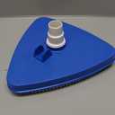 Triangular Vinyl Pool Vacuum Head, Weighted Swimming Pool Vacuums for Above Ground & Inground Pools (Blue)