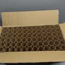 Henoyso 72 Pcs Cardboard Tubes for Crafts, Thick Toilet Paper Rolls Empty for Kids Classroom Projects End of School Year Crafts Mother's Day DIY Gift Supplies (1.77 x 10 Inch,Brown)