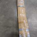 DIYHD 72X96in Interior Double White Accordion Door for Big Opennings,Bi Folding Closet Door, Includes Mounting Hardware, Handle, Latch, Doors Close Middle