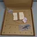 Gejoy Cakesicle Stand 3 Tiers Display Acrylic Ice Pop Stand Reusable Lollipop Holder with 50 Wood Ice Cream Sticks Phillips Screwdriver for Dessert Table Birthday Wedding Baby Shower Parties