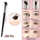 21 Pieces eyebrow brush eyelash separator eyeliner brush eyelash comb eye shadow brushes set eye shadow applicator sticks nose contour brush professional Makeup Grooming Tool Set US205