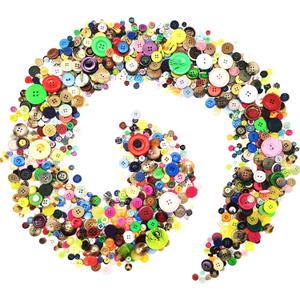 1600Pcs Multicolor Buttons for Crafts Assorted Sizes Button Multicolored in Bulk Multi Colored Craft Buttons Assortment 1600Pcs Multicolor Buttons for Crafts Assorted Sizes Button Multicolored in Bulk Multi Colored Craft Buttons Assortment