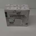 Cesun Automatic Motion Sensor Bathroom Trash Can with Lid, 2.6 Gallon Touchless Trash Bin, Smart Plastic Slim Garbage Can Small White Wastebasket for Toilet, Office, rv, Bedroom, Living Room