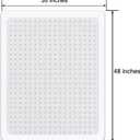 36x48 Inches Plastic Office Chair Mat for Carpeted Floors, Heavy Duty Floor Mat,Eco-Friendly Series Studded Carpet Desk Chair Mats(36 inches X 48 inches- NO Lip with Frame), 36 inches X 48 inches x 1 pc - No Lip with Frame