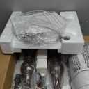 Cinkeda 29" Tall Farmhouse Table Lamp for Living Room Set of 2,Vintage Retro Nightstand Lamps with USB C+A Ports & AC Outlet,3-Way Dimmable Touch Bedside Lamp for Bedroom Side Table,Dark Brown