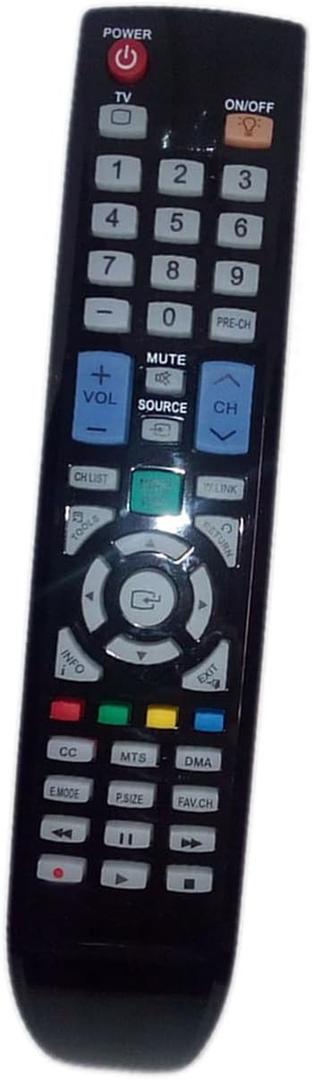 Replaced Remote Control Compatible for Samsung UN55B6000VF BN59-00856A LN32B650 LN32B530P7FUZA LN52A650A1RXZL LN40B540P8FXZC HL72A650C TV