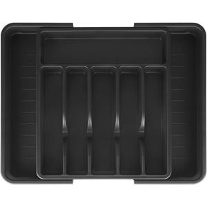 Expandable Silverware Drawer Organizer  Adjustable Utensil Tray & Cutlery Organizer, BPA-Free Plastic Flatware Divider, Non-Slip Kitchen Drawer Organizer (Fits 1222 Drawers, 8 Compartments)