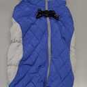 FUAMEY Dog Coat for Large Dogs,Waterproof Dog Winter Jacket with Harness Built in Puppy Cold Weather Coats Reflective Pet Vest with Zipper Warm Fleece Dogs Snowsuit Windproof Blue  XL(chest:30in)