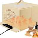 Bread Proofing Box with 85-210°F Temp Control & 12H Timer, Full-Surface Fast Heating Silicone Sourdough Warming Mat for Sourdough, Baking, Yogurt, Kombucha, and Daily Home Use, Small