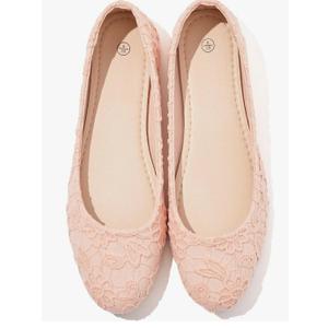 Dress Shoes for Women Round Toe Flats Shoes Lace Ballet Flats Dressy Comfortable Foldable Flats Low Heel, Size 9/40