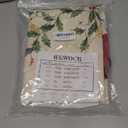 Wewoch Christmas Tablecloth 60"x120" Water Resistant Polyester Table Cloth with Leaf Print Ideal for Indoor Dining Holiday Décor