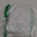 VEBZIN 2 Pack Sparkly Large And Medium Mesh Fishnet Tights For Women Glitter Rhinestone Fishnets Stockings (White, No Size)