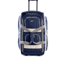 Olympia U.S.A. 22 inch Carry On 8 Pockets Wheeled Rolling Duffel Bag Water Resistant Luggage Lightweight Travel Suitcase with Retractable Handle