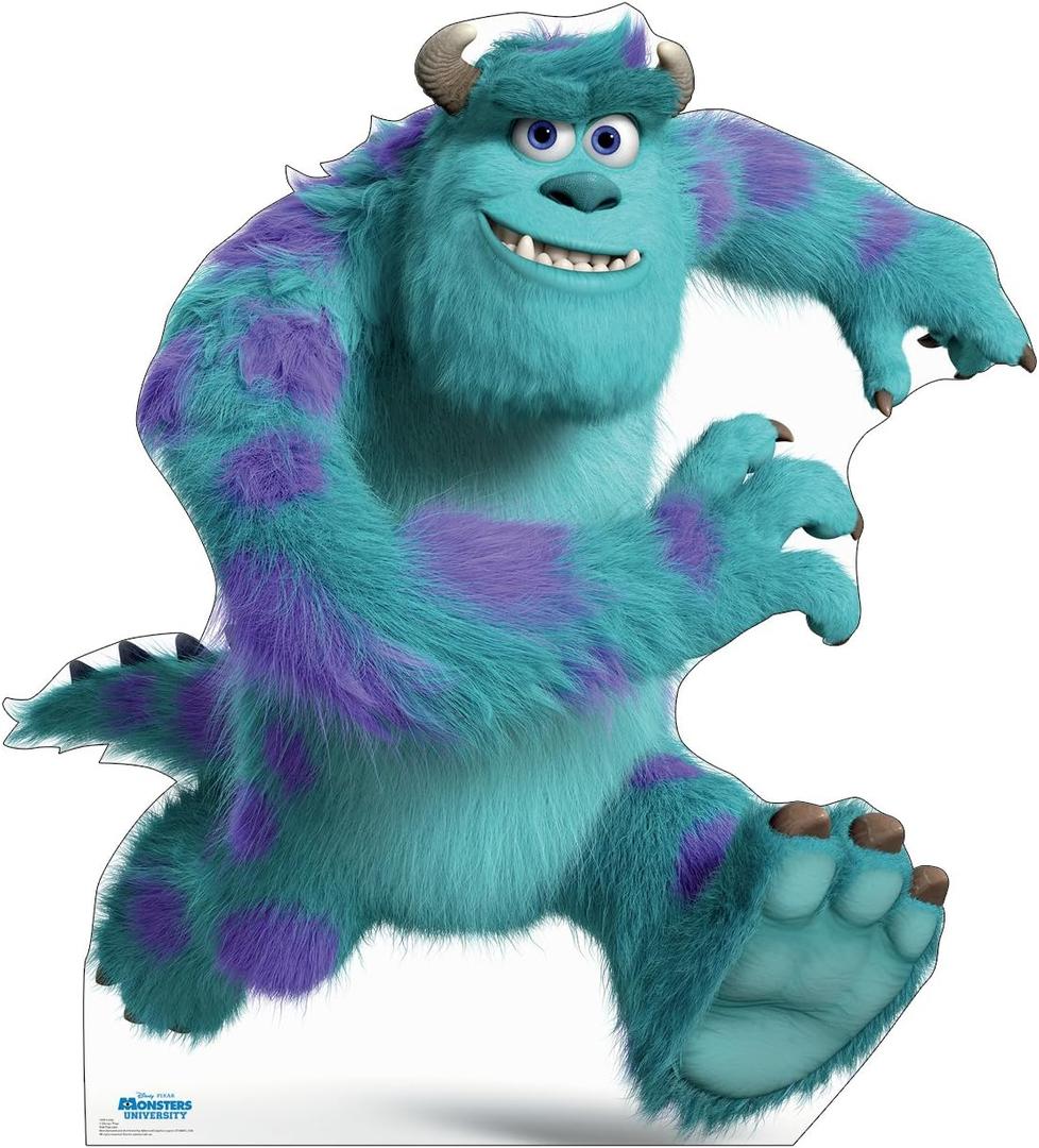 Cardboard People Sulley Life Size Cardboard Cutout Standup - Disney Pixar's Monsters University, One Size