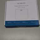 NUTRI FIT Digital Bathroom Scale for Body Weight, Bath Scale for Accurate Weight Watching with Large LCD Display, Most Accurate for The Elderly Safe Home Use, 330 lbs (Cool Black)