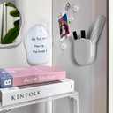 KEYDUACU 12 pcs Girls Locker Accessories, Locker Decorations Including Mirrors, whiteboards, Magnets and organizing Supplies. Ideal for Back-to-School Essentials and The Office (12 pcs-Light Gray)